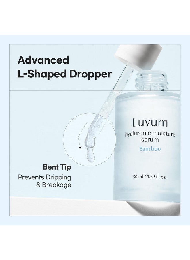 LUVUM Hyaluronic Moisture Serum For Face Multiweight Hydration Ceramide Barrier Support Gentle Formula Korean Skin Care 1.69 Fl.Oz - Image 5