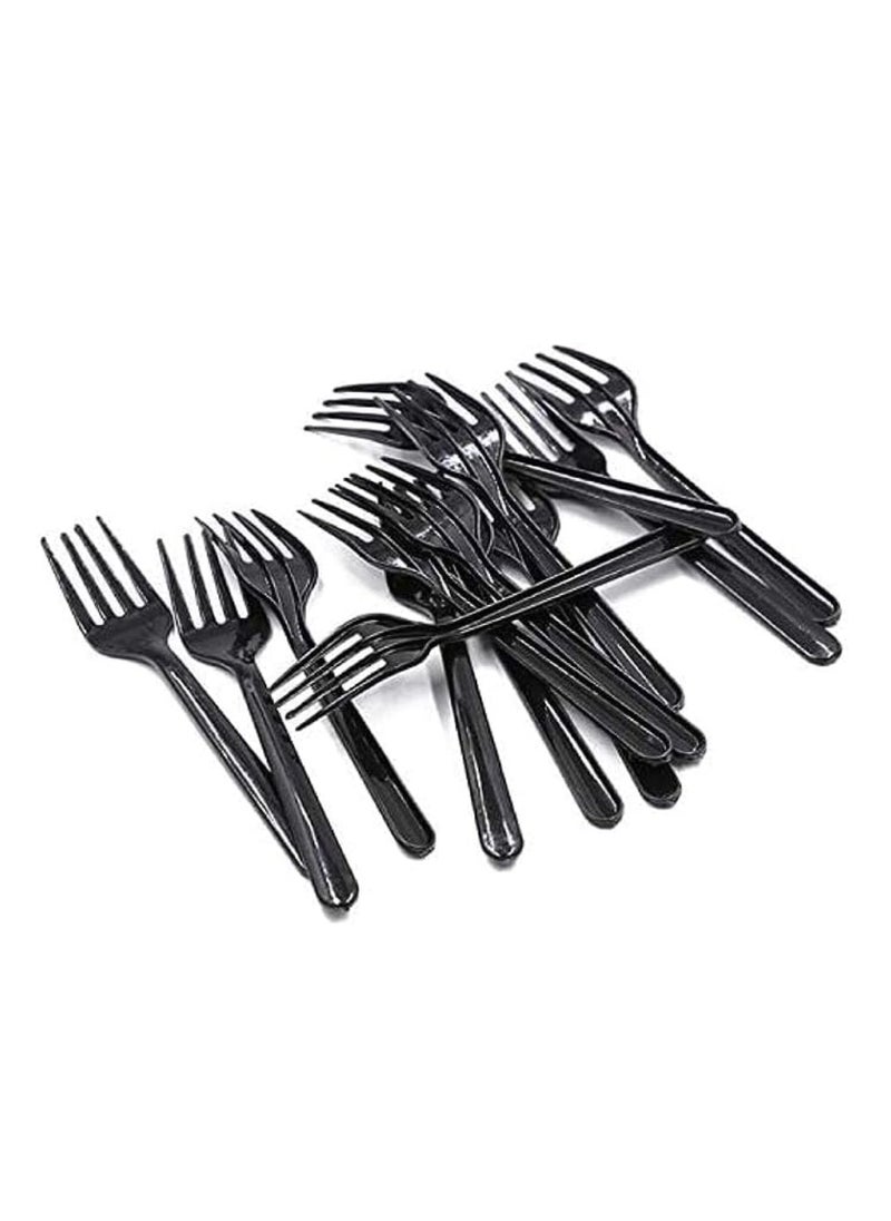 Generic Disposable Plastic Forks - 100 Pieces 