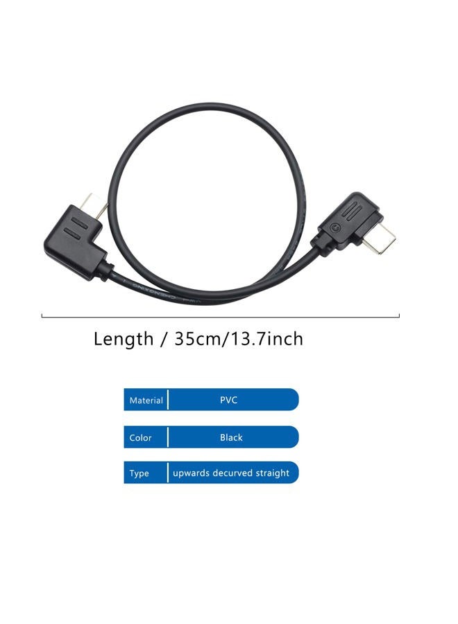 LingoFoto RSS Control Cable, USB-C to Multi-USB Multi-Camera Control Cable for DJI Ronin-SC to for Sony A9, A7, A7S, A7/A7S/A7R II, A7/A7R III 30cm (Upwards) - Image 2
