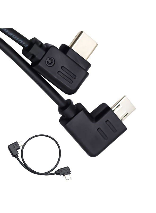 LingoFoto RSS Control Cable, USB-C to Multi-USB Multi-Camera Control Cable for DJI Ronin-SC to for Sony A9, A7, A7S, A7/A7S/A7R II, A7/A7R III 30cm (Upwards) - Image 1