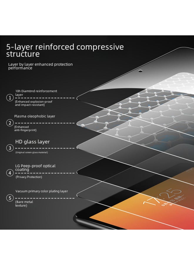 For Huawei MatepadPro11 Flat Tempered Film SE/Air Honor V8/8pro HD Protection Film-Color:【honor Tablet V8pro】 12inch-Dimensions:【Eye Protection Purple Blue Light】 0.33 Straight Edge Tempered Film Die - Image 3