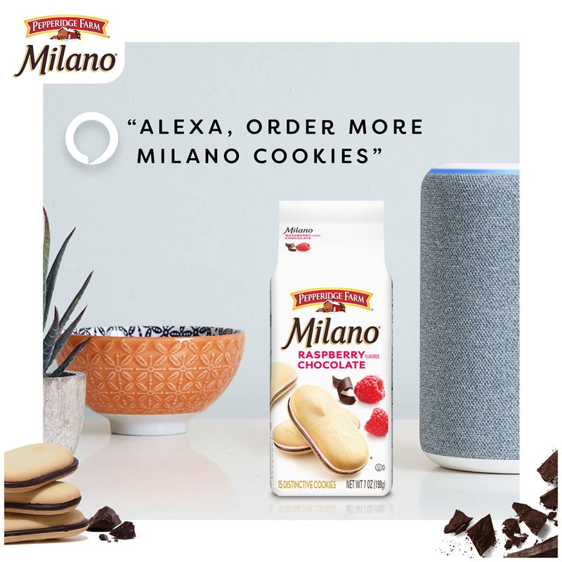 Pepperidge Farm Milano Cookies, Raspberry Chocolate, 7 oz. Bag - Image 5