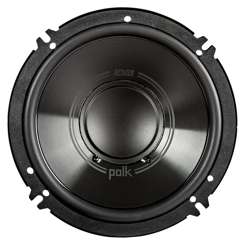 Polk Audio DB6502 DB Series Car Marine Speaker 65 2Way Component Speaker System 4Ohm Impedance 3523kHz Frequency Response Polypropylene Woofer Cone and Separate Silk Dome Tweeter - Image 2