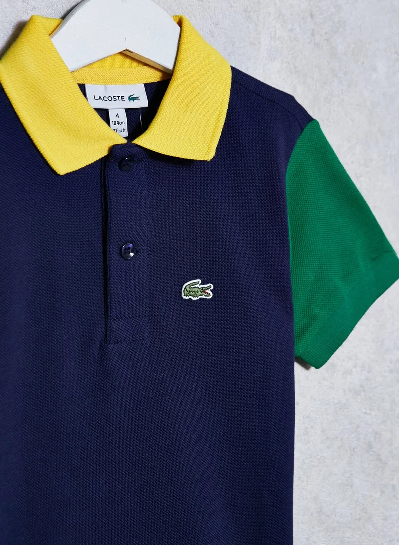 LACOSTE Kids Multi-Color Polo