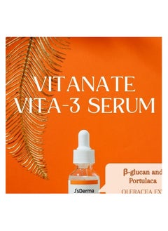 J'sDerma 5% Niacinamide and Hyaluronic acid Face Serum for Skin Brightening Vitanate VITA-3 Serum 15ml  - Image 2