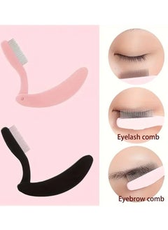 Rozino Stainless Steel Folding Eyelash & Eyebrow Separator - Professional Makeup Applicator Brush for Flawless Definition - Durable, Portable, and Effortless Makeup Tool  - Image 5