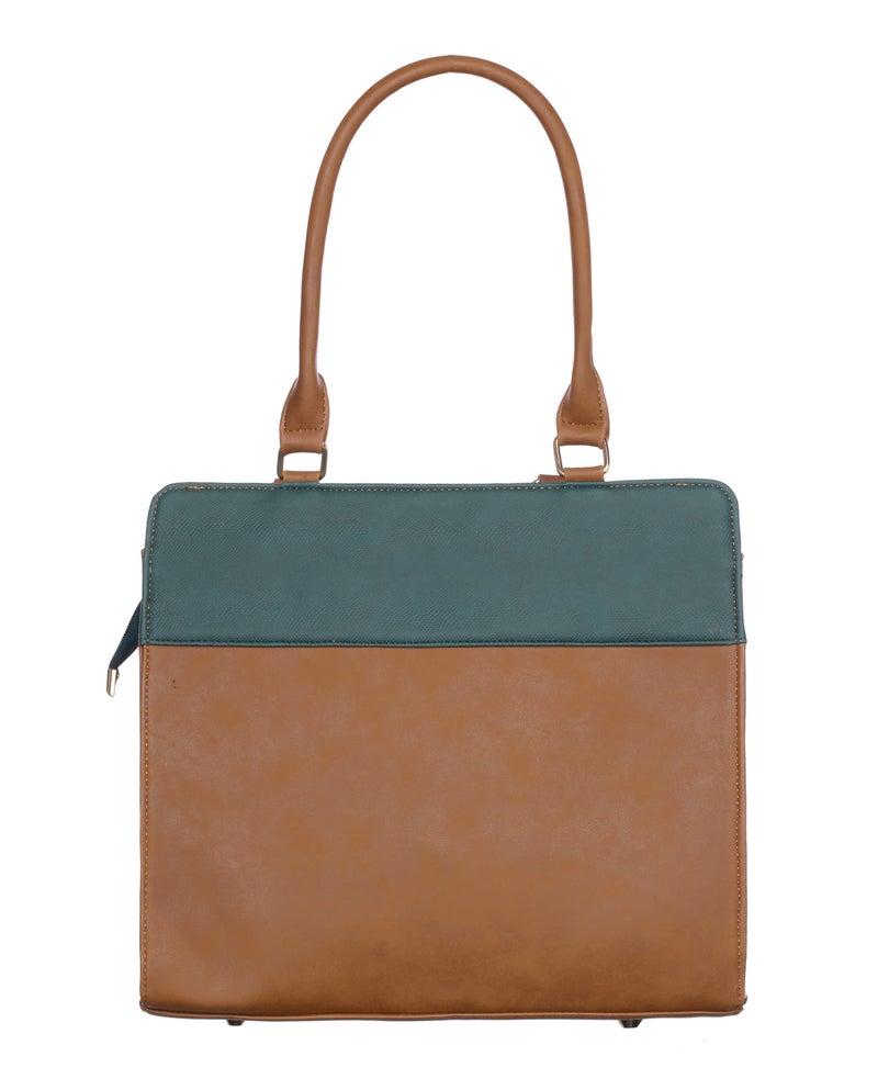 Keywest Women's Giant Satchel Tote Handbag for Women | Ladies purse | Stylish Shoulder Bag | Gift For Woman | Tan - Image 4