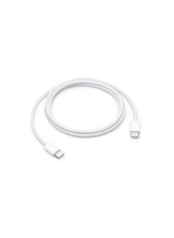 كابل شحن USB-C 60 وات (1 م) أبيض - Image 1