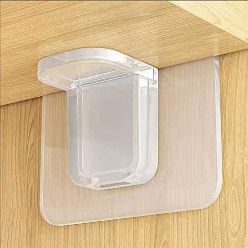 Upkaranwale Hooks for Wall Without Drilling Wall Hooks for Hanging Strong Adhesive Hooks for Wall Heavy Duty Wall Hooks self Adhesive Hook Wall Hanging Hook Adhesive Hooks 4 Pcs - Image 1