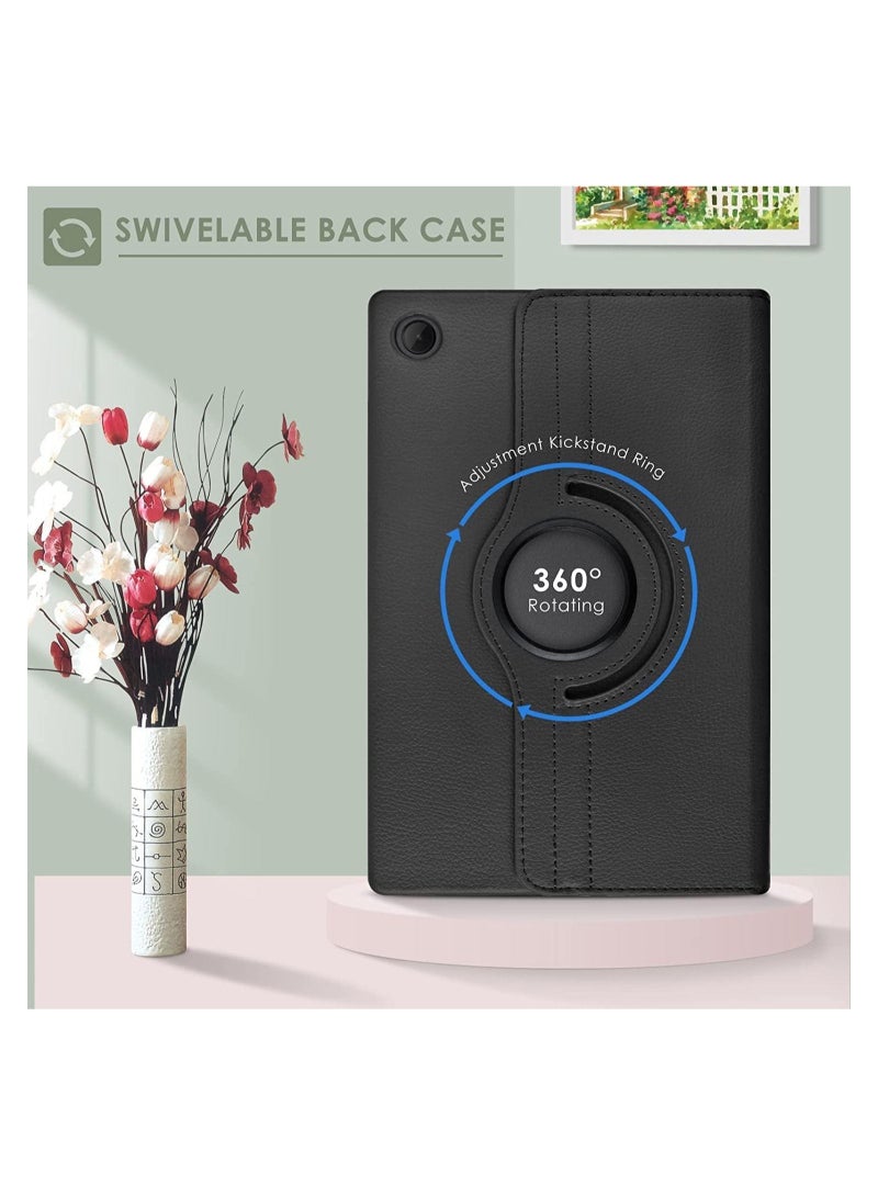 ELTRAZONE Galaxy Tab A8 Case 10.5 inch,Auto Sleep/Wake 360° Rotating Stand Folio Leather Case - Image 5