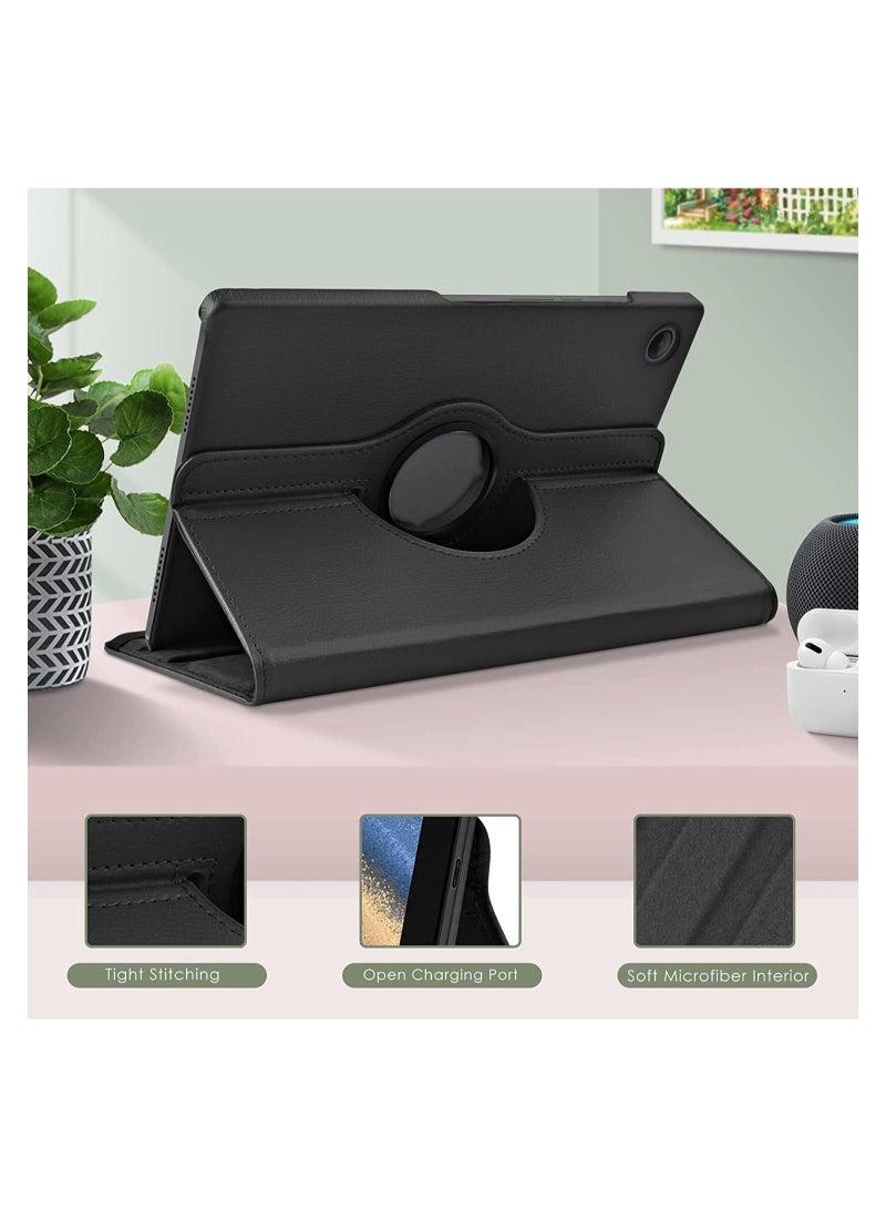ELTRAZONE Galaxy Tab A8 Case 10.5 inch,Auto Sleep/Wake 360° Rotating Stand Folio Leather Case - Image 4