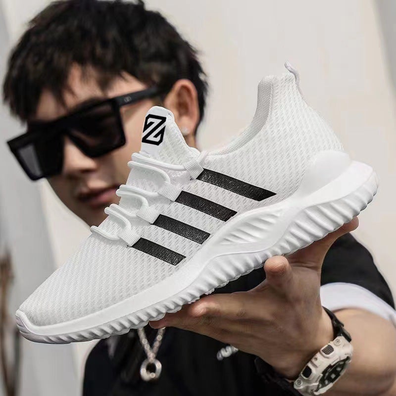 A Generation Of Spring Breathable Sports Running Shoes Men'S White Shoes Fashion Casual Shoes Men'S Shoes - Image 5