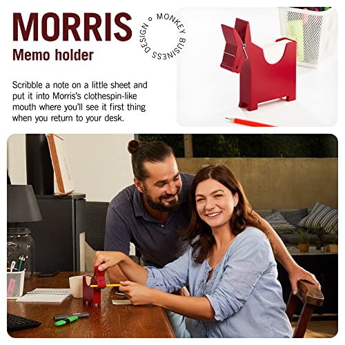 Monkey Business Morris the Donkey: Desktop Memo Holder | Cute Desk Accessories & Office Supplies | Funny Desk Decor & Office Accessories | Desk Supplies: Holders & Dispensers | Sticky Note Holder | by Monkey Business - Image 2