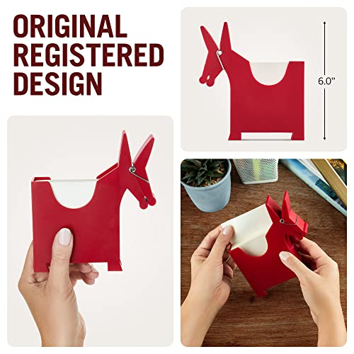 Monkey Business Morris the Donkey: Desktop Memo Holder | Cute Desk Accessories & Office Supplies | Funny Desk Decor & Office Accessories | Desk Supplies: Holders & Dispensers | Sticky Note Holder | by Monkey Business - Image 4