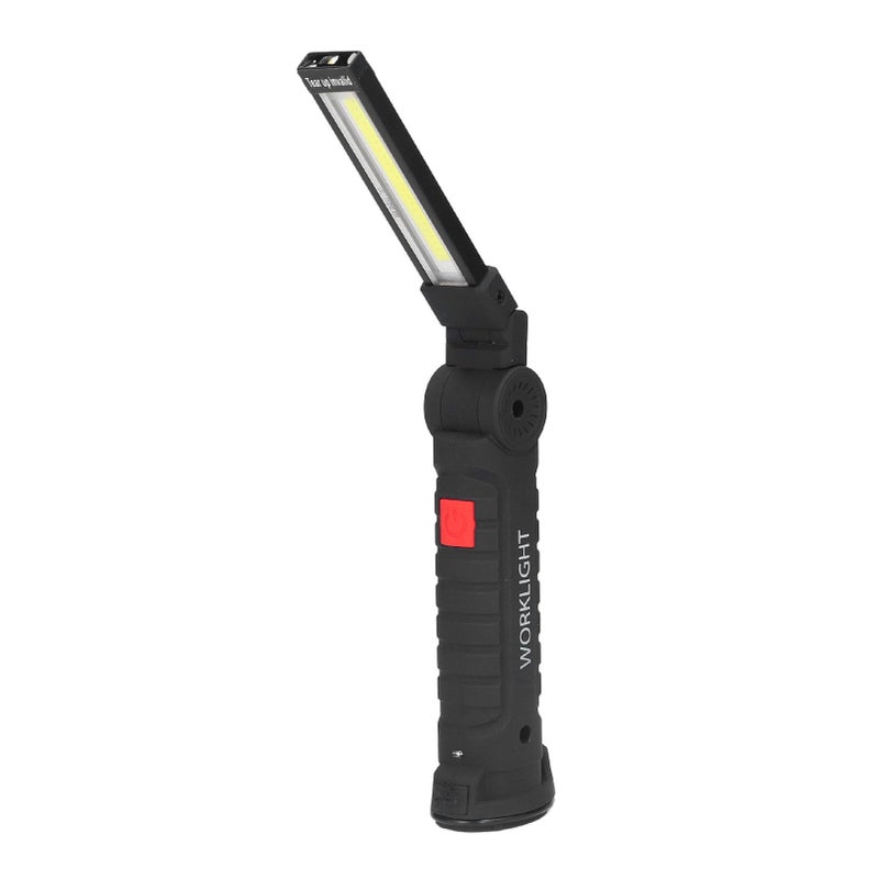 مصباح يدوي مغناطيسي مصابيح LED COB 3 واط - تصميم مزدوج الاستخدام بمصابيح عمل محمولة باليد - 5 أوضاع عمل ومقاوم للماء بنموذج IP65 ومصابيح عمل محمولة لصيانة المركبات والمنزل والتخييم والحالات الطارئة - Image 5