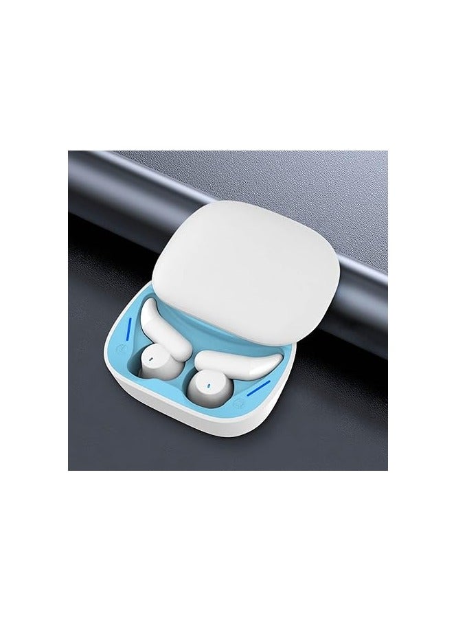 SYOSI Wireless Bluetooth Small Sleeping Sleep Earbuds, for Side Sleepers Soft Enc Noise Cancelling Earbuds, Bluetooth Noise Canceling Ear Buds Sleeping Sleep Earphones Tiny Headphones(1 Pack) - Image 1