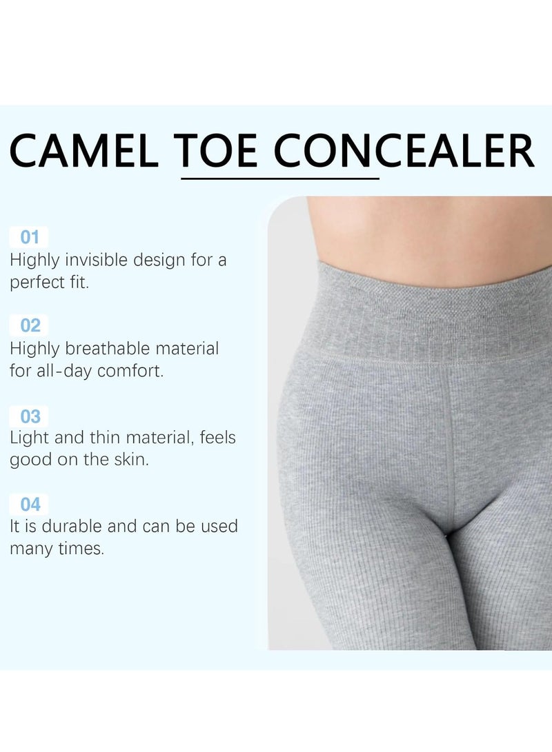 OUHOE Camel Toe Concealers, 2 Pack Reusable Silicone Female Intimate Patches, Women's Body Care Patches, Seamless Camel Toe Hider for Leggings and Swimwear, Moisturizing Body Intimate Patches - Image 4