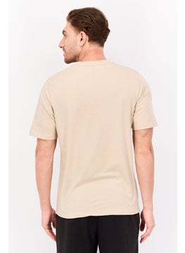 Legend Men Sportswear Fit Short Sleeve Training T-Shirts, Tan  - Image 3