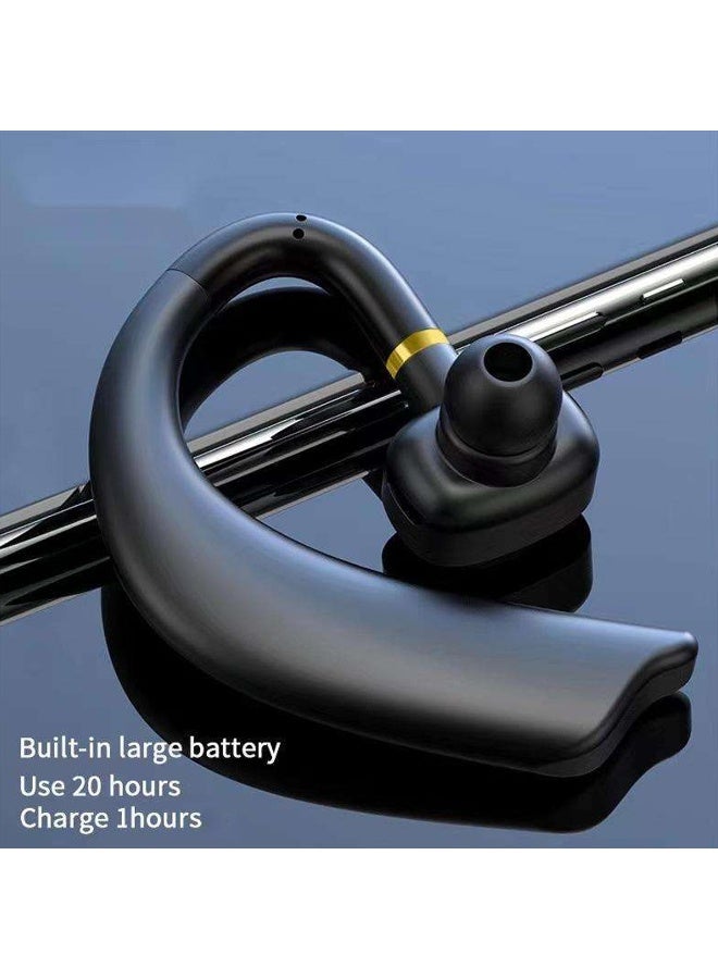 SOPY SP-304 Wireless Bluetooth Ear Hook Headset with Hi-Fi Sound Quality, Smart Noise Reduction, 200mAh Battery, 20Hrs Talk Time, 10Hrs Music, 180° Rotating Design, HD Calls, Strong Bass, Fast Charging - Image 3