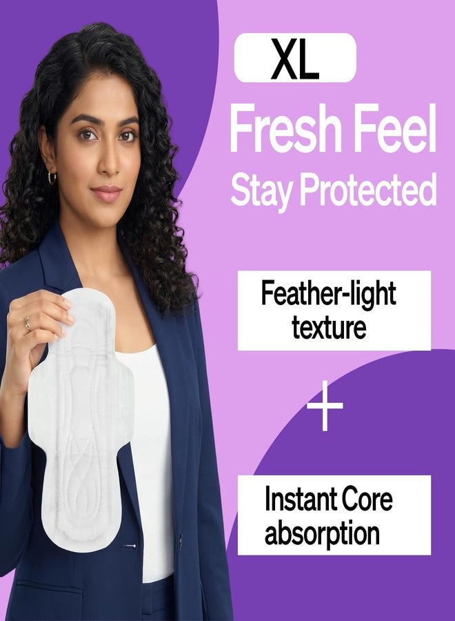 Namyaa Sanitary Pads XL 290mm – Extra Long, Ultra Thin, Winged & Leak-Proof Pads for Heavy Flow – Breathable, Rash-Free Comfort (40 Pads) - Image 4