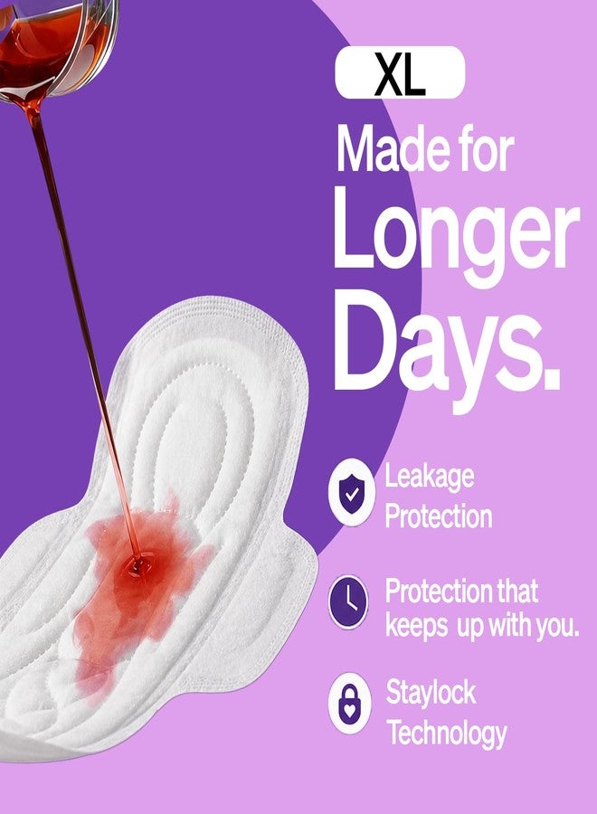 Namyaa Sanitary Pads XL 290mm – Extra Long, Ultra Thin, Winged & Leak-Proof Pads for Heavy Flow – Breathable, Rash-Free Comfort (40 Pads) - Image 3