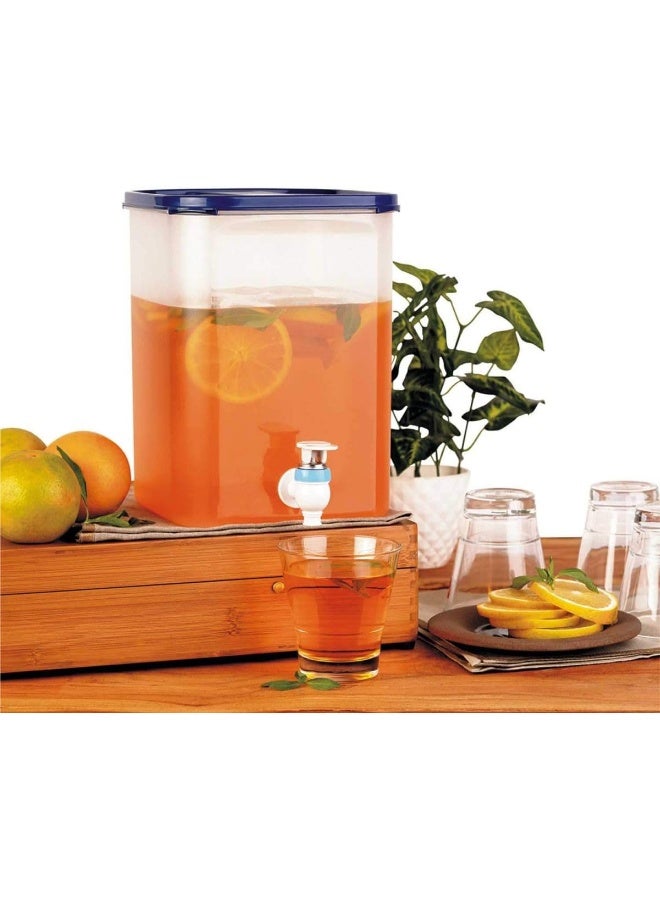 Signoraware Continental Water Dispenser Plastic 6.5 Litre, Set of 1, Blue - Image 2