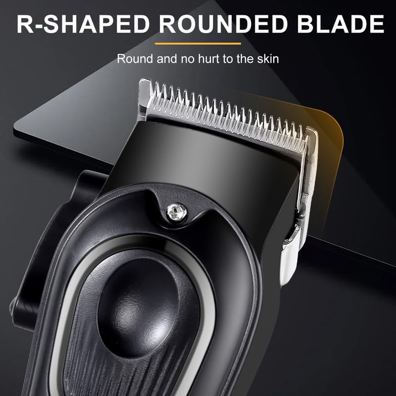 Solimpia HT-670 سلسلة صالون ماكينة حلاقة احترافية بشاشة رقمية قابلة للشحن مجموعة قص الشعر الكهربائية اللاسلكية، بطارية ليثيوم أيون 1500 مللي أمبير 300 دقيقة من وقت التشغيل - Image 3