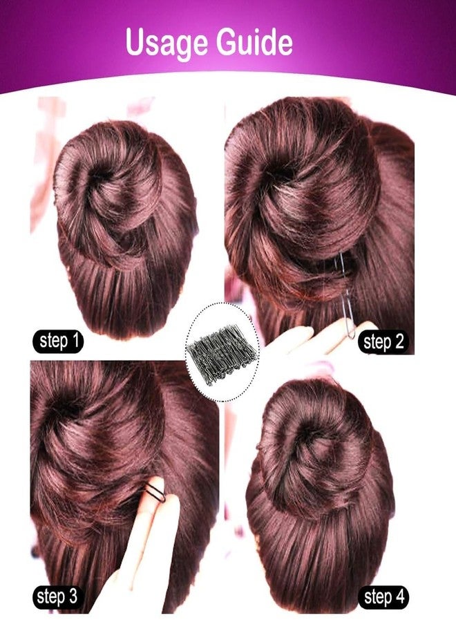 Tintoo 100PCS U Shaped Hair Pins Ladies, Hair Bun HairPin With Storage Box (Small) - Image 3