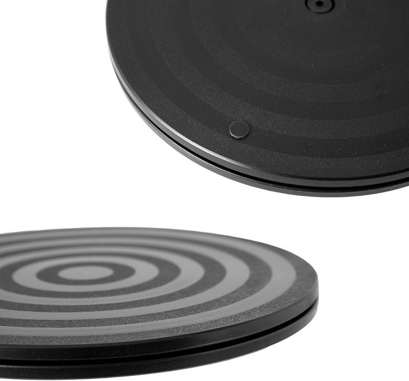 HSTECH 8 Inch Heavy Duty Rotating Swivel Stand - Lazy Susan with Steel Ball Bearings for Model Base/Rotating Plants/Crafts Stand Monitor/TV/Monitors/Potted Plants (360˚ Rotation) - Image 3
