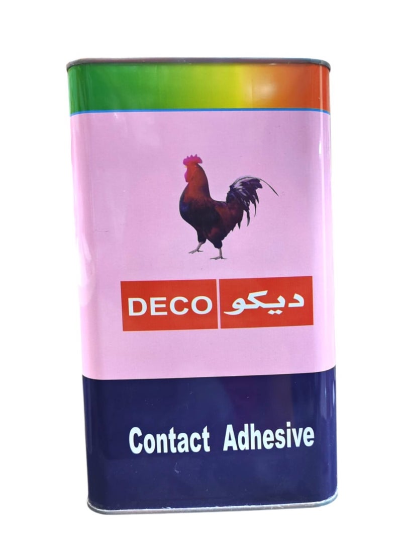 ديكو لاصق DECO Contact سعة 1.5 لتر - غراء قوي للربط للخشب والجلد والمطاط والمزيد