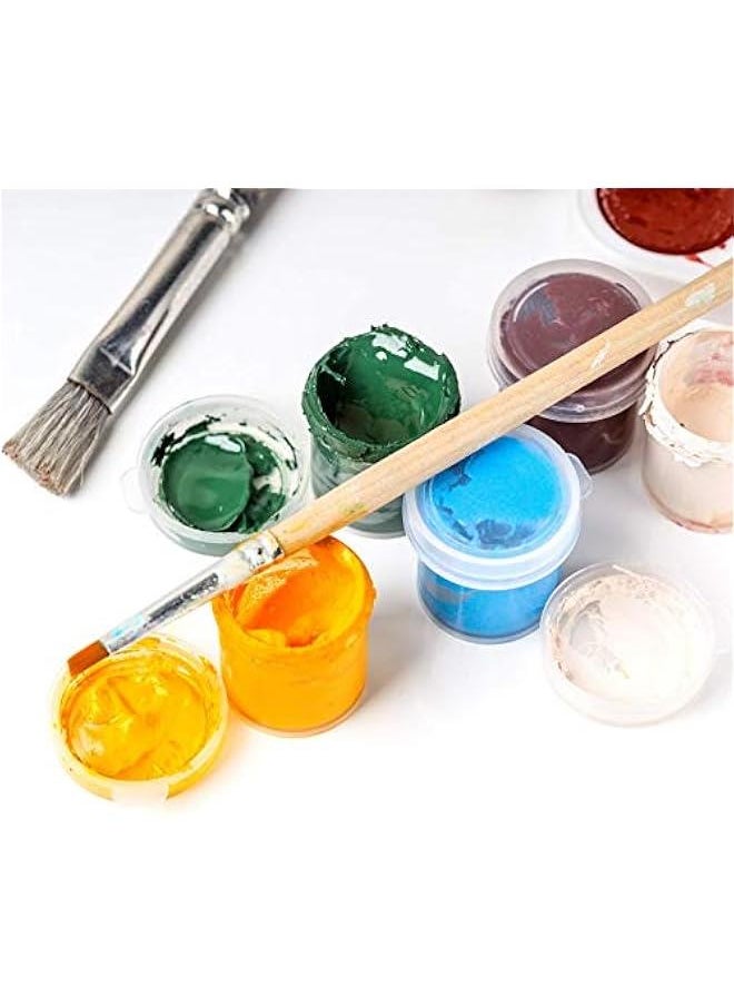 FYLX 50 Plastic Mini Containers with Lids for DIY Craft Storage  Small t Cu for ment Beads Seeds and Clay  - Image 3
