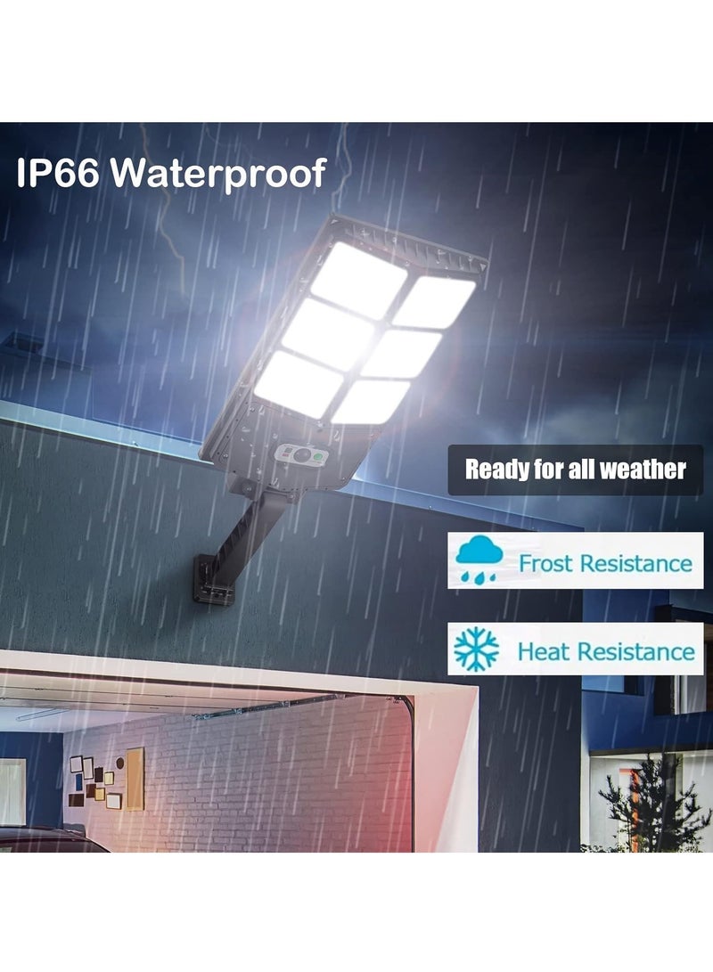 Solar Street Lights Outdoor Dusk to Dawn Flood Lights with Remote Control - Image 2