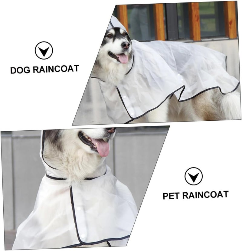 معطف مقاوم للماء للكلاب من نوع Beavorty Dog Raincoat، مناسب للسلالات الكبيرة – معطف واقي من المطر للحيوانات الأليفة، مقاس 8 للكلاب من نوع Northern وGolden Retriever - Image 5