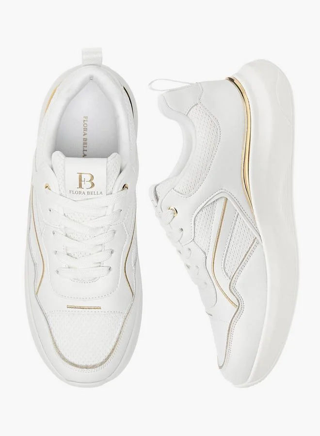 فلورا بيلا من شو إكسبرس سنيكرز نسائي بكاحل مزين بأربطة