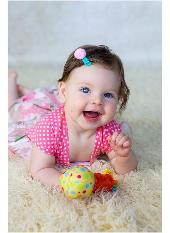 KiddoLab Baby Microphone Toy. My First Kids Microphone with Sounds and Teethers / Rattle. Battery Operated Toy Microphone for Toddlers and Babies 3-36 Months  - Image 1