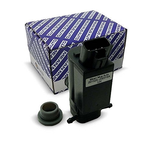 Mean Mug Auto 201525-232316A Windshield Washer Pump (Front & Rear) w/Grommet - Washer Motor Compatible with Toyota Lexus Scion - Replaces OEM #: 85330-20470, 85330-12280, 85330-44010 - Image 1