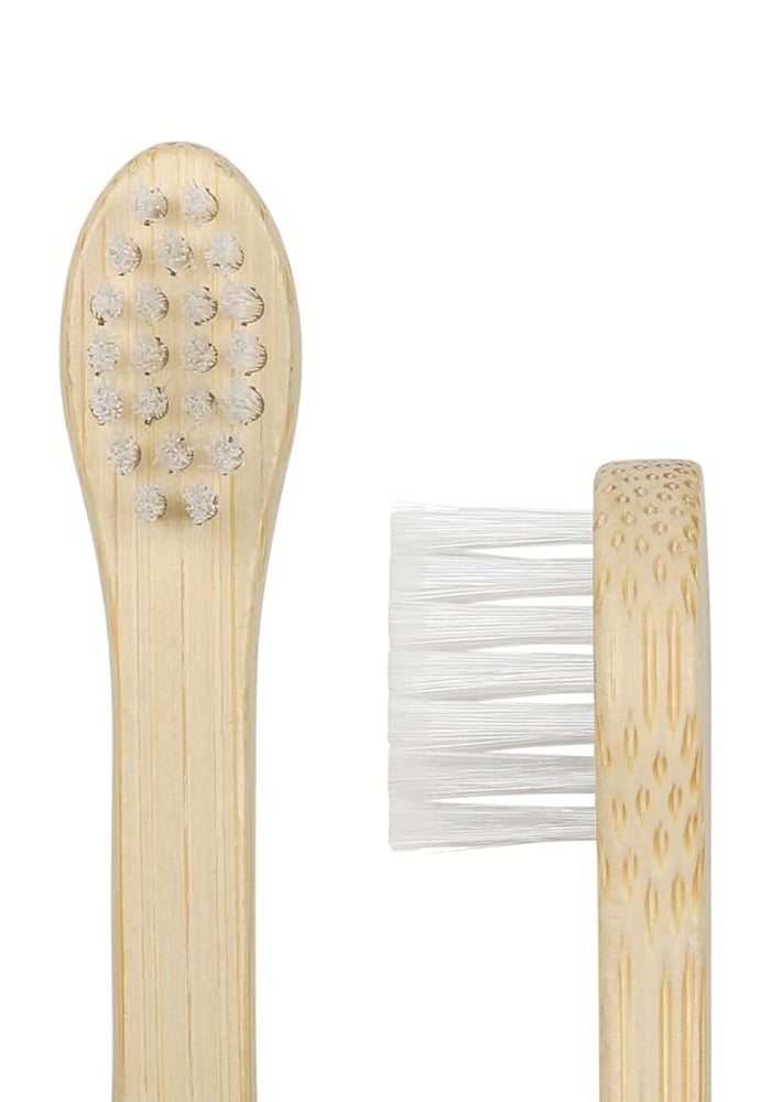 Ultra-Soft Bamboo Toothbrushes for Babies - 4 Pack with Plant-Based Bristles - Image 4