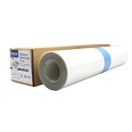 CALCA Waterproof Inkjet Milky Transparency Film for Silk Screen Printing, Milky Inkjet Transparency Film Roll for for Silk Screen (24" x 100FT) - Image 1