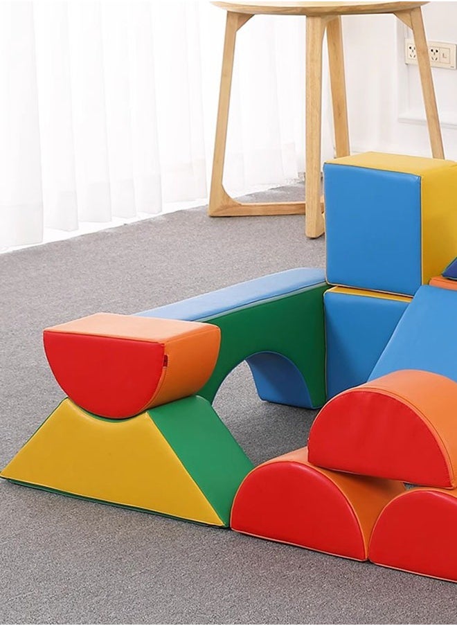 JSAITOYS - 23pcs Soft Color Toy Building Blocks For Kids Education - Image 1