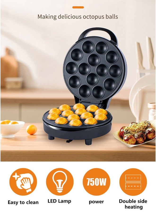 Arabest 3 In 1 Non-Stick Multi Snacks Maker With Waffle/Donut/Cartoon Cake,Detachable Plates 600W SK-08105 Black/Silver - Image 2