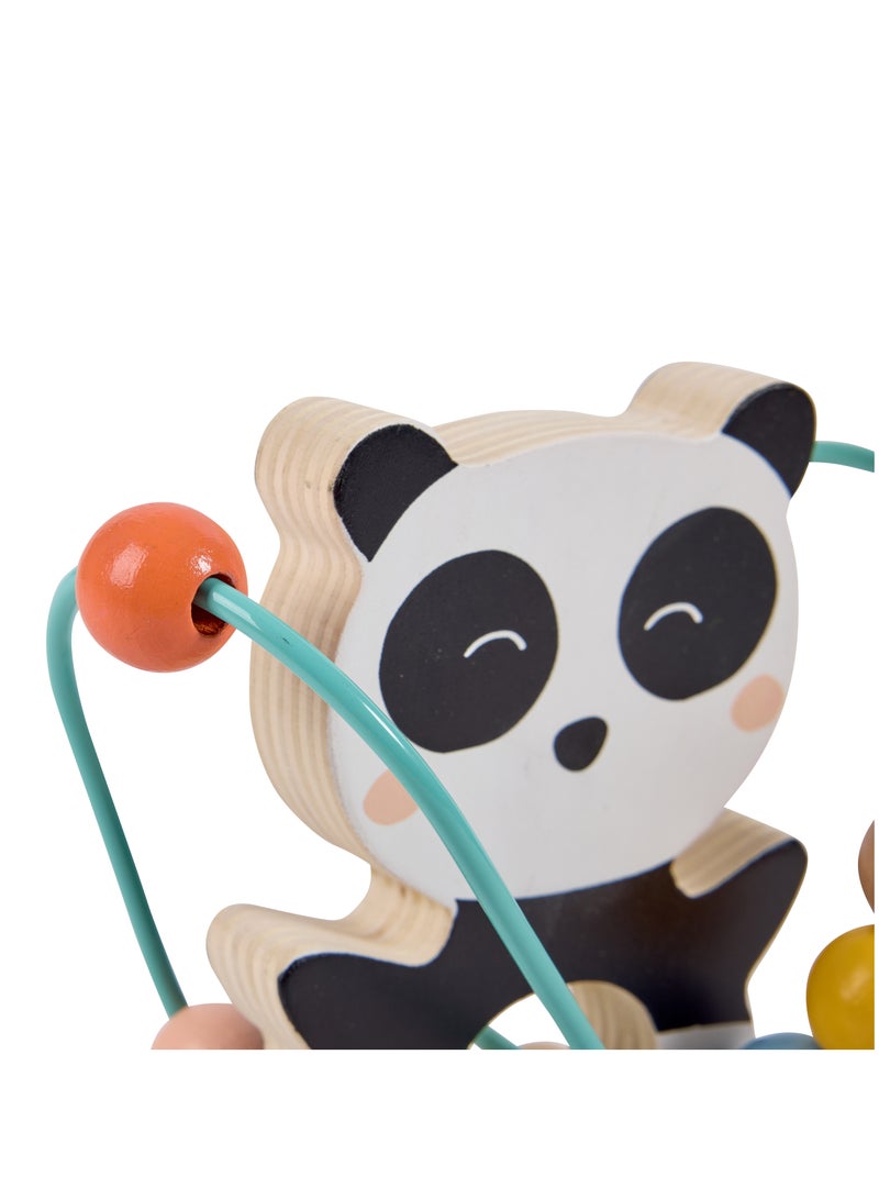 EUREKA KIDS Mini Looping Push & Pull Wooden Toy | Educational Toddler Toys| For Logiccal Thingking And Eye-Hand Coordination | Panda | For 12M+ - Image 3