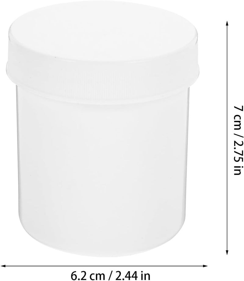 10pcs 100ml Refillable Pill Bottles with Caps Wide Mouth Medicine Storage Organizer Containers for Travel Daily Dose Medication Aids - Image 2