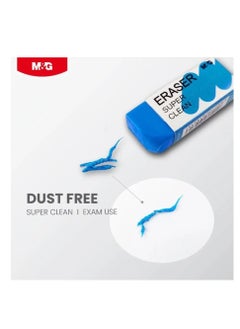 ام اند جي M&G Chenguang Set of 5 Dustless Super Clean Neon Color Eraser Blister Card  - No:AXP963KF  - Image 2