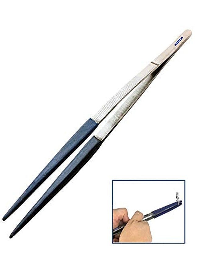waymil Steam Tweezers 12" PVC Coated Tips Soft Rubber Tipped Tips Non Marring Steam and Ultrasonic Jewelry Clean - Image 4