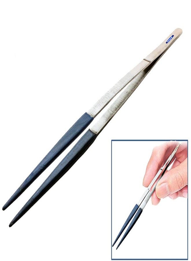waymil Steam Tweezers 12" PVC Coated Tips Soft Rubber Tipped Tips Non Marring Steam and Ultrasonic Jewelry Clean - Image 3
