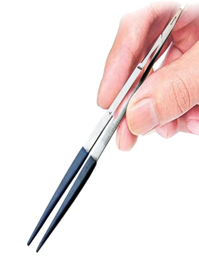 waymil Steam Tweezers 12" PVC Coated Tips Soft Rubber Tipped Tips Non Marring Steam and Ultrasonic Jewelry Clean - Image 2