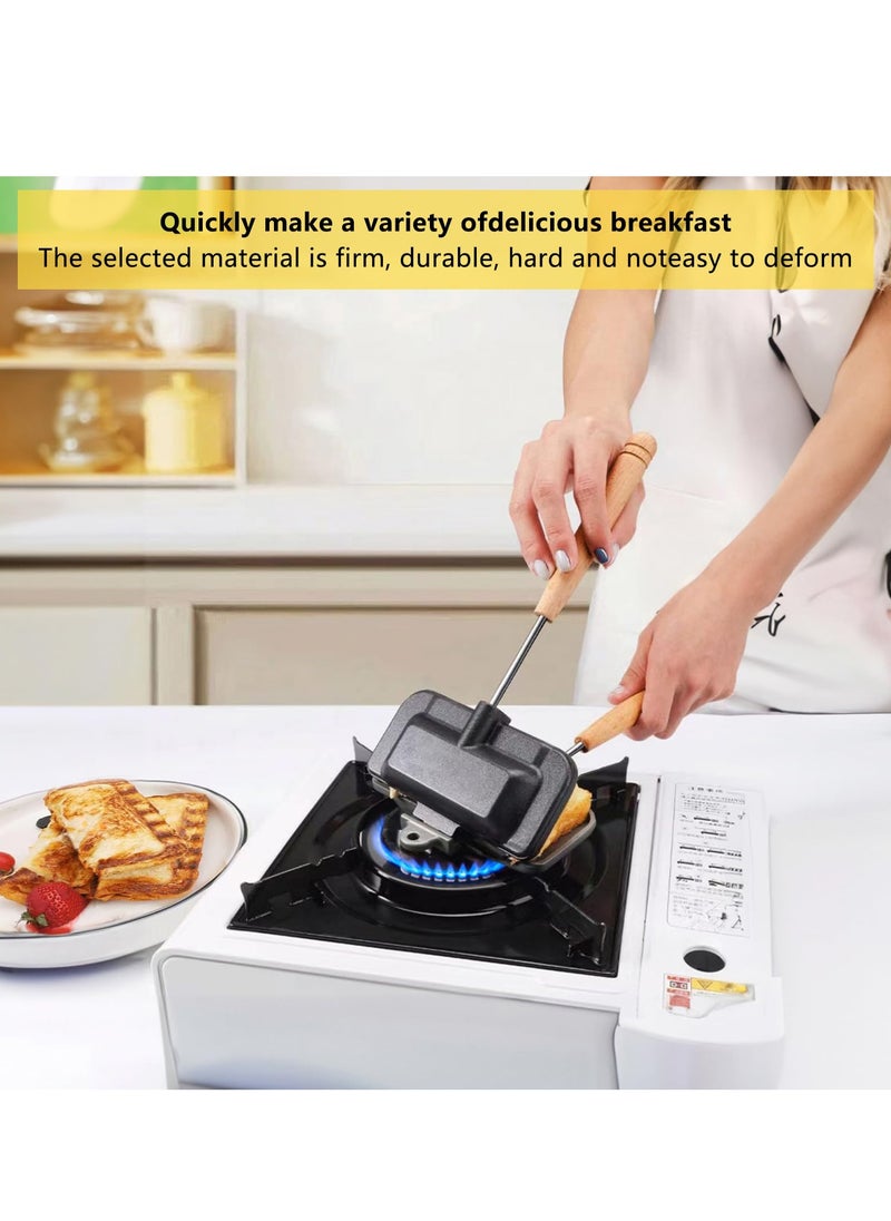 Hot Sandwich Maker, Double-Sided Sandwich Baking Pan, Double Sided Frying Pan for Breakfast, Hot Dog Toaster, Campfire Sandwich Maker - pzsku/Z703CC20990B1A79CD11AZ/45/_/1710381938/22f63c3f-691f-4531-8d68-5f26954a603a