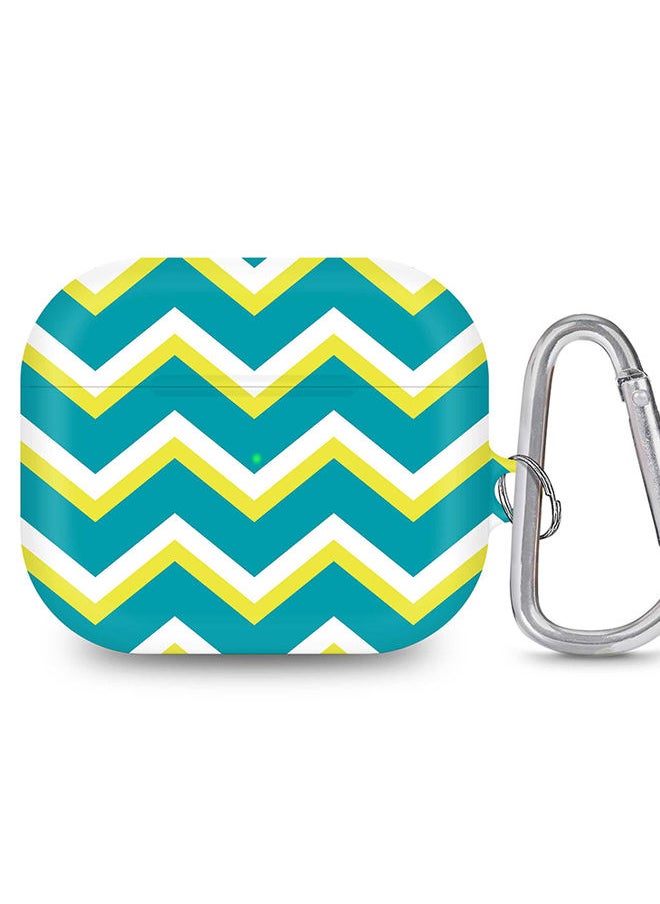 Stylizedd - StylePods Case for Airpods 3rd Gen Case With Anti-Lost Keychain - Chevy Lime - Image 1