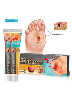 Sumifun Bedsores Cream, 20g 2pcs Quick Acting Sore Sores Ointment Cream for Bedsores, Sore Sores Cream for Healing  - Image 1