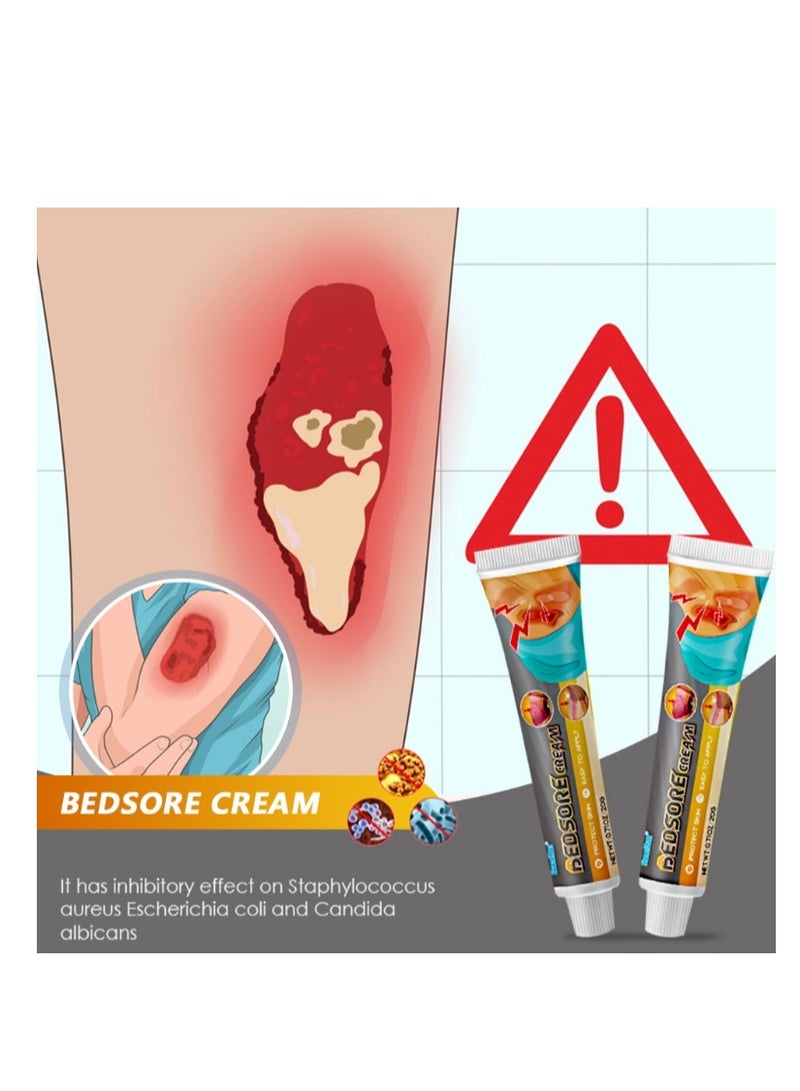 سوميفون كريم قرح الفراش، 20 جرام قطعتان من كريم مرهم قرح الفراش سريع المفعول، كريم قرح الفراش للشفاء - Image 3